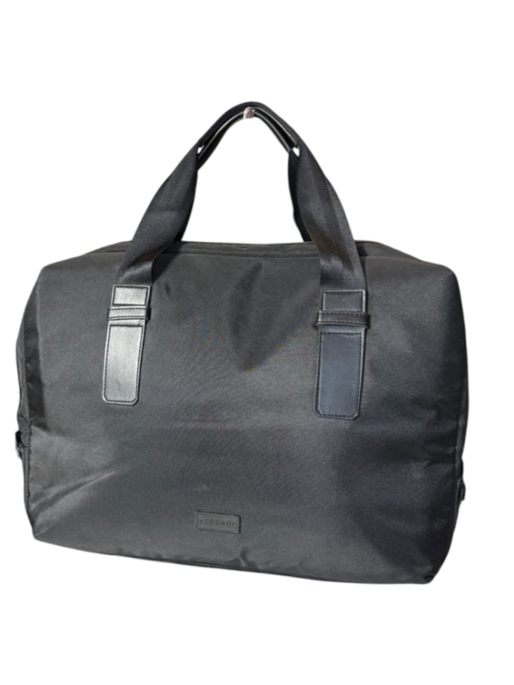 Men's Versace Parfums Black Travel Duffel Bag